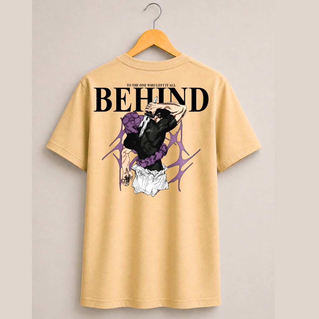 Left Behind Regular Fit Graphic T-Shirt – Premium Cotton