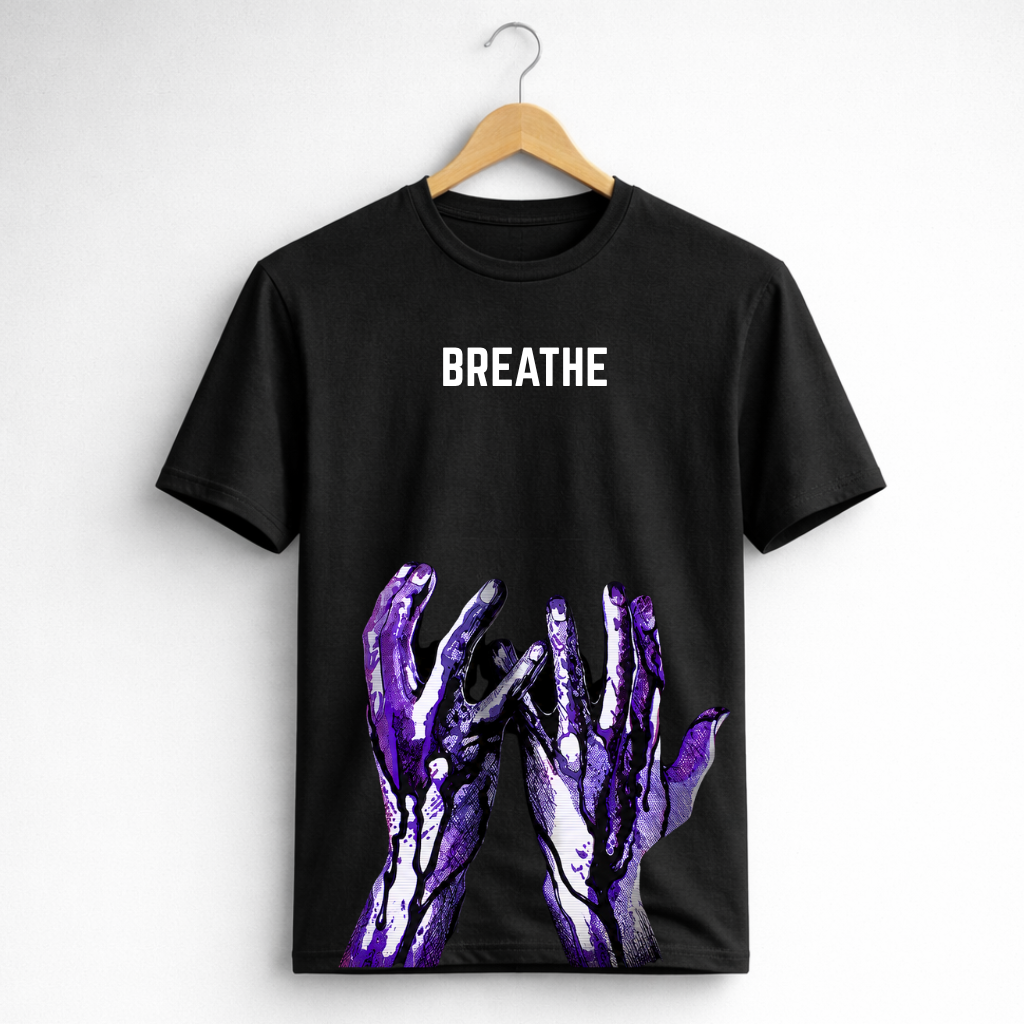 BREATHE Oversized Drop Shoulder T-Shirt