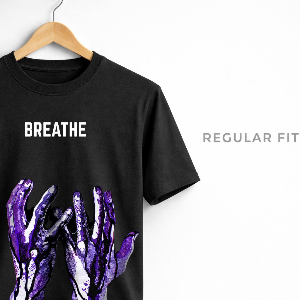 BREATHE Oversized Drop Shoulder T-Shirt