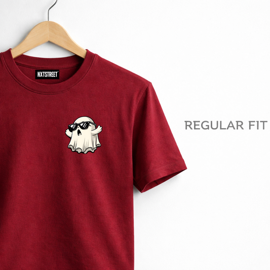 NXTSTREET Ghost Mode Regular Fit T-Shirt