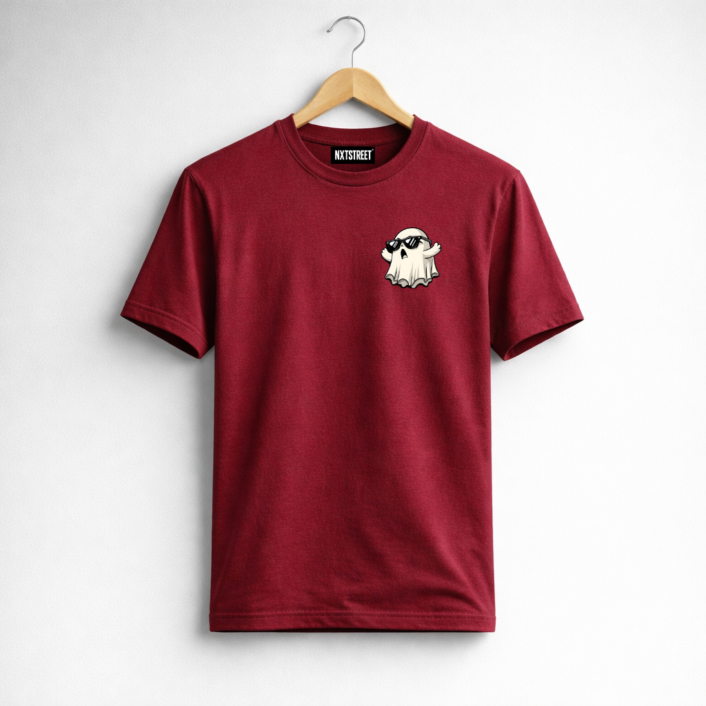 NXTSTREET Ghost Mode Regular Fit T-Shirt