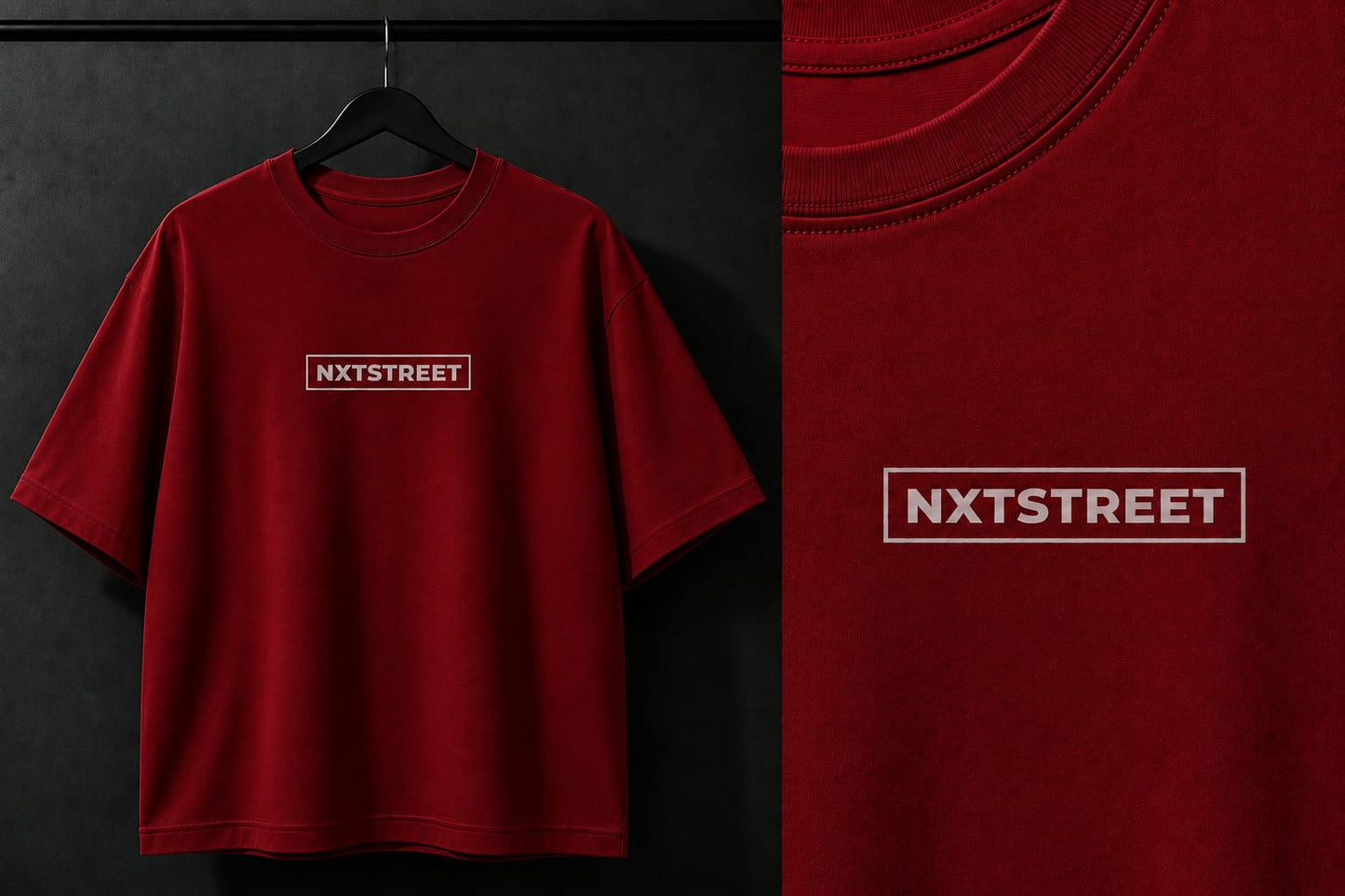 Core Logo Oversized T-Shirt KADAK CHAI COLOR