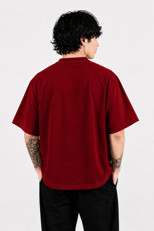 Core Logo Oversized T-Shirt KADAK CHAI COLOR