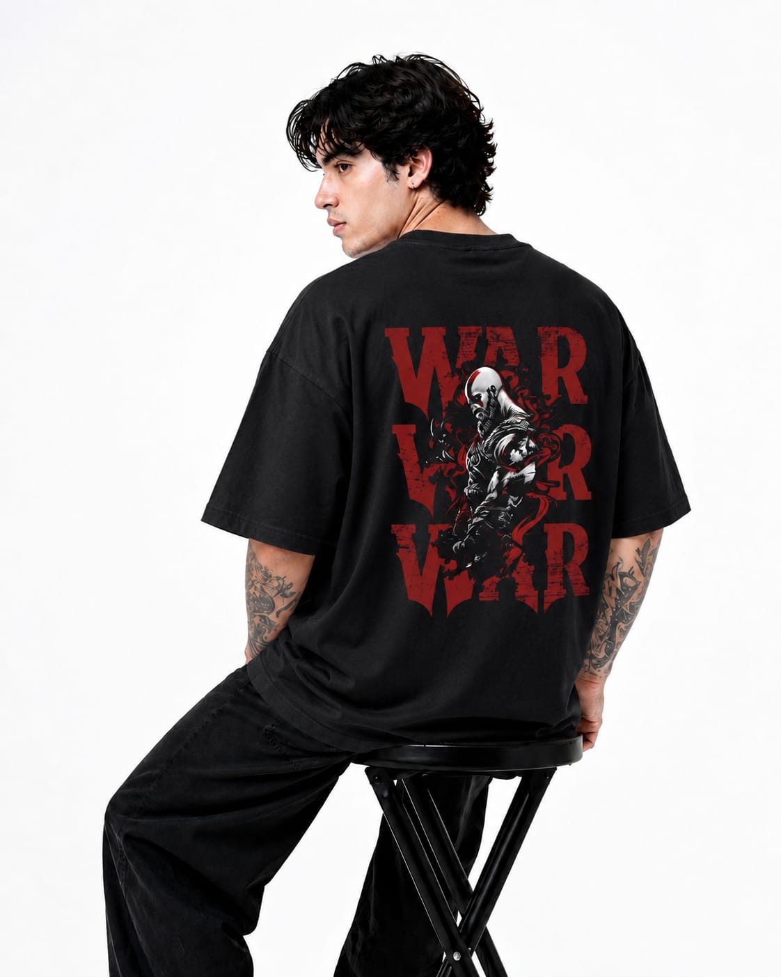 Warrior Legacy Graphic Oversized Tee