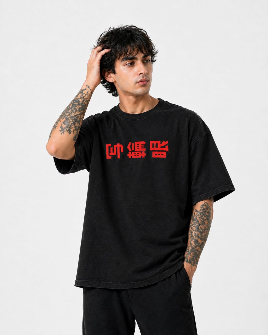 Akatsuki Anime Graphic Oversized T-Shirt