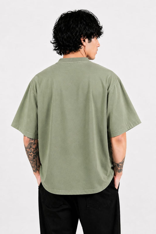 Core Logo Oversized T-Shirt SAGE GREEN